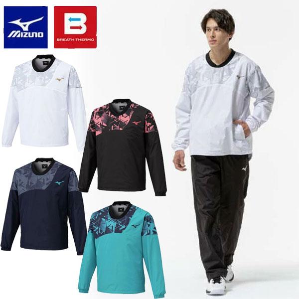 ミズノ　ブレスサーモライトウォーマーシャツ サイズX L BREATH THERMO 即納可☆ 【MIZUNO】ミズノ 【吸湿発熱】ブレスサーモ