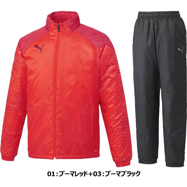 ◆◆ ＜プーマ＞ PUMA メンズ TEAMCUP 中綿ジャケット＆パンツ ウィンドブレーカー 上下セット サッカー 658814-658815｜upstairs｜02