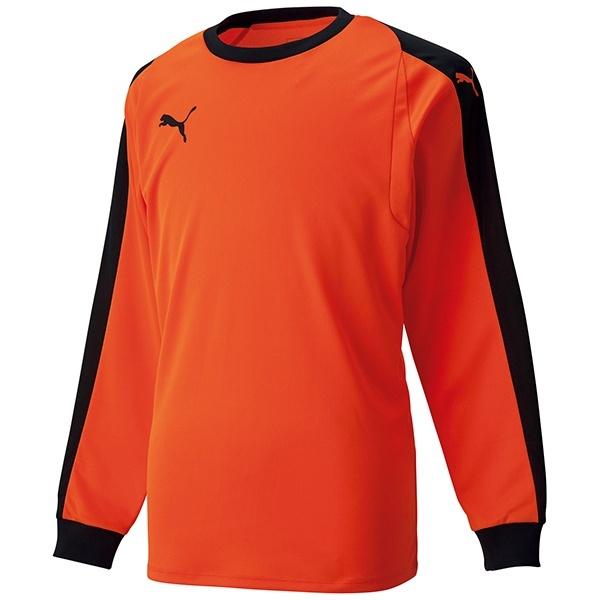 ◆◆ ＜プーマ＞ PUMA LIGA GK シャツ パッドツキ 729965 (04：ゴールデンポピー／プーマブラック)｜upstairs