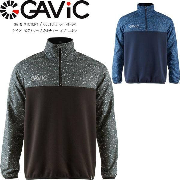 ◆◆ ＜ガビック＞ 【GAVIC】 19FW コンビネーション 裏起毛ジャージ (ハーフZIP) メンズ トレーニングウェア サッカー フットサル GA4166｜upstairs