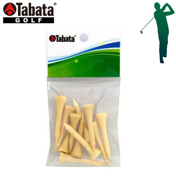 送料無料 メール便発送 即納可★ 【TabataGOLF】タバタゴルフ 白木ティーショート GV0432｜upstairs