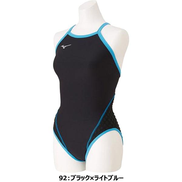 ◆◆送料無料 メール便発送 ＜ミズノ＞ MIZUNO レディース エクサースーツWD ミディアムカット 水泳 競泳水着 練習用 N2MA7776｜upstairs｜02