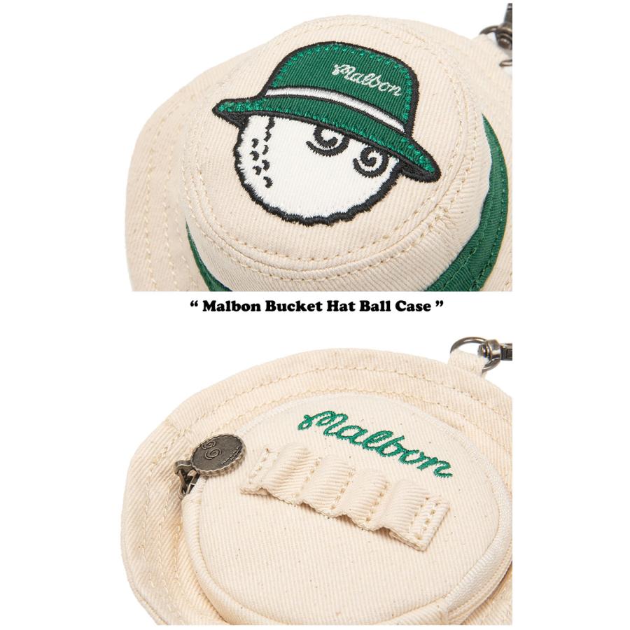 MALBON GOLF ボールポーチ 冬 ボア マルボン ゴルフ ボール ケース MALBON GOLF Malbon Bucket Hat Ball
