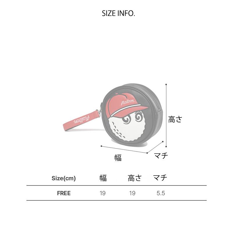 マルボン ゴルフ ボール ケース MALBON GOLF Malbon Bucket Character