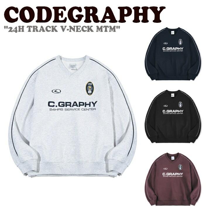 コードグラフィー トレーナー CODEGRAPHY メンズ レディース 24H TRACK V-NECK MTM トラック Vネック スウェットシャツ MELANGE GREY メランジ グレー BURGUNDY バーガンディー NAVY ネイビー BLACK ブラック CBCFUTL107 CBDSUTL110 ウェア コードグラフィー トレーナー CODEGRAPHY メンズ レディース 24H TRACK