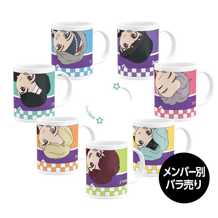 BTS 防弾少年団  BT21 カフェ ７弾  マグカップ  全種類セット BTS 防弾少年団 BT21 カフェ 7弾 マグカップ 全種類セット