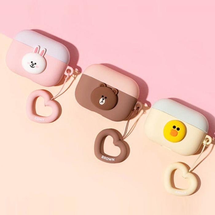 LINE FRIENDS Airpods Pro エアー プロ ケース ラインフレンズ LINE FRIENDS Airpods Pro エアー プロ ケース ラインフレンズ