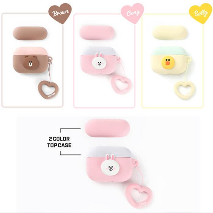 LINE FRIENDS Airpods Pro エアー プロ ケース ラインフレンズ LINE FRIENDS Airpods Pro エアー プロ ケース ラインフレンズ