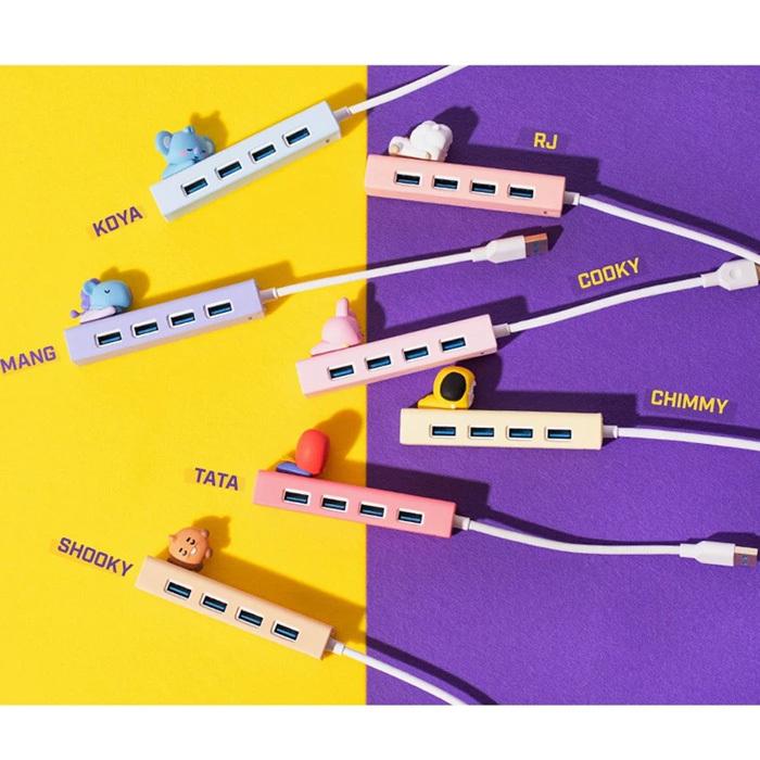 BT21 USB 3.0 hub 4 PORT 防弾少年団 usb 4ポートフィギュア