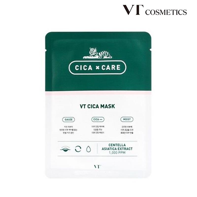 【お試し1枚】VT cosmetics CICA MASK PACK CICA シカ マスク 1枚 シカ 敏感 鎮静 水分供給 シートマスク フェイス  パック 韓国コスメ 正規品 国内発送 :kan-vt8809695670367x1:upsuke - 通販 - Yahoo!ショッピング