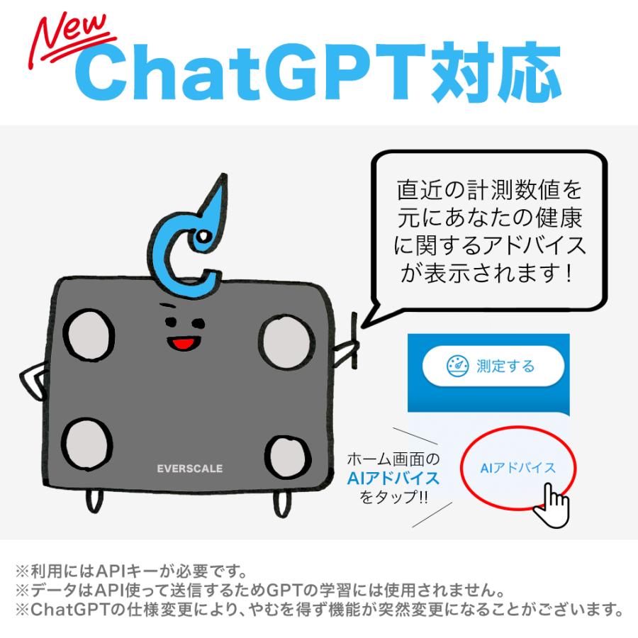 体重計 スマホ連動 Bluetooth 体組成計 EVERSCALE | 体脂肪率 BMI 筋肉