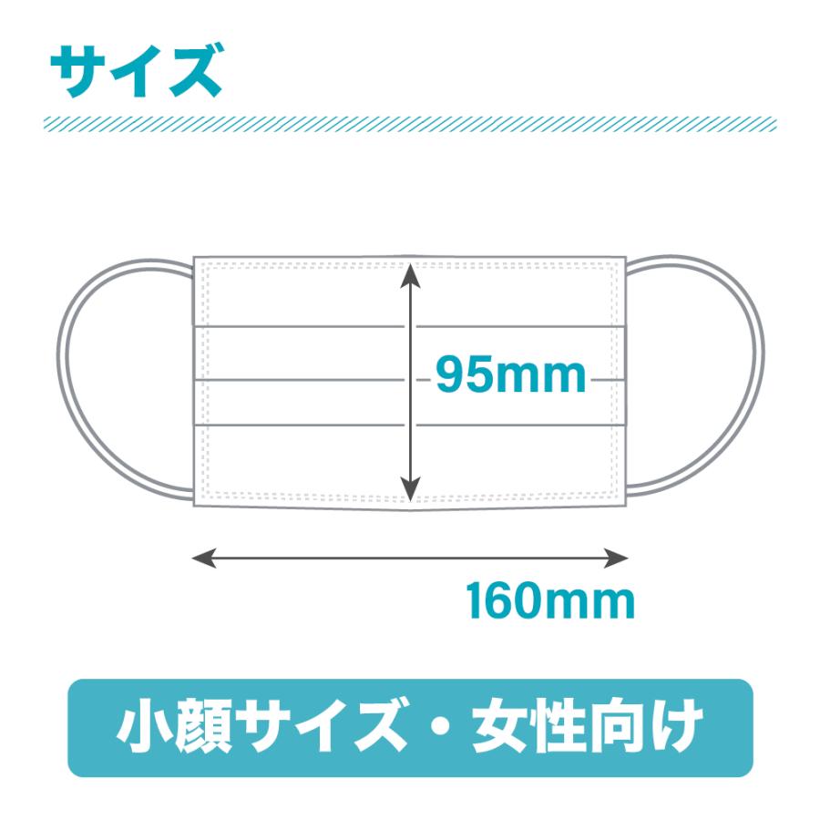 冷感 不織布 マスク 小顔 ホワイト 50枚入 | 接触冷感 ひんやりマスク 小さめ ウイルス 飛沫 花粉 PM2.5 白 夏 ツルツル | HIRO | 01