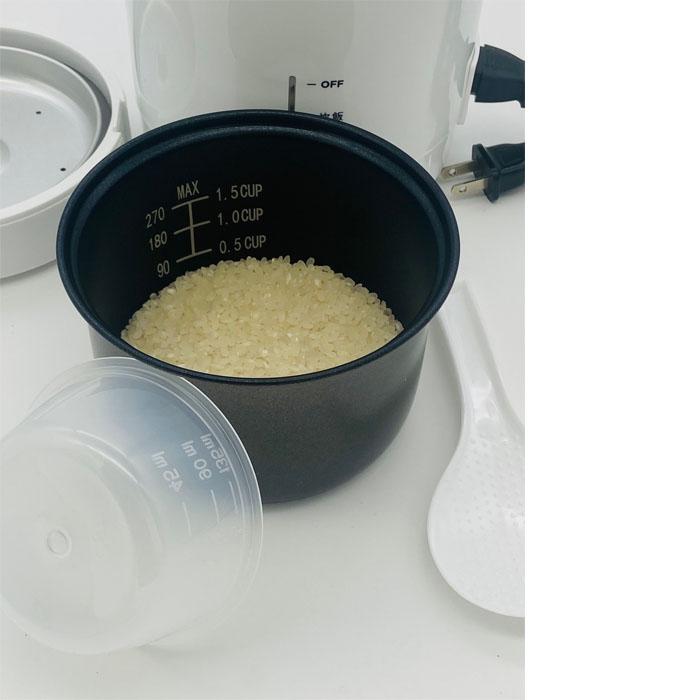 海外・国内対応 小型炊飯器 1.5合炊き 電圧自動切換 URC-1.5M AC100