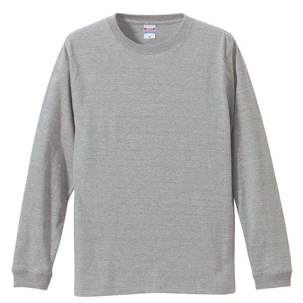 ロングスリーブ Ｔシャツ （1.6インチリブ）5.6オンス_ 5011-01 ユナイテッドアスレ クルーネック 無地 アパレル XS〜XLサイズ | United Athle | 09