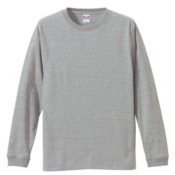 ロングスリーブ Ｔシャツ （1.6インチリブ）5.6オンス_ 5011-01 ユナイテッドアスレ クルーネック 無地 アパレル XS〜XLサイズ｜upt｜10