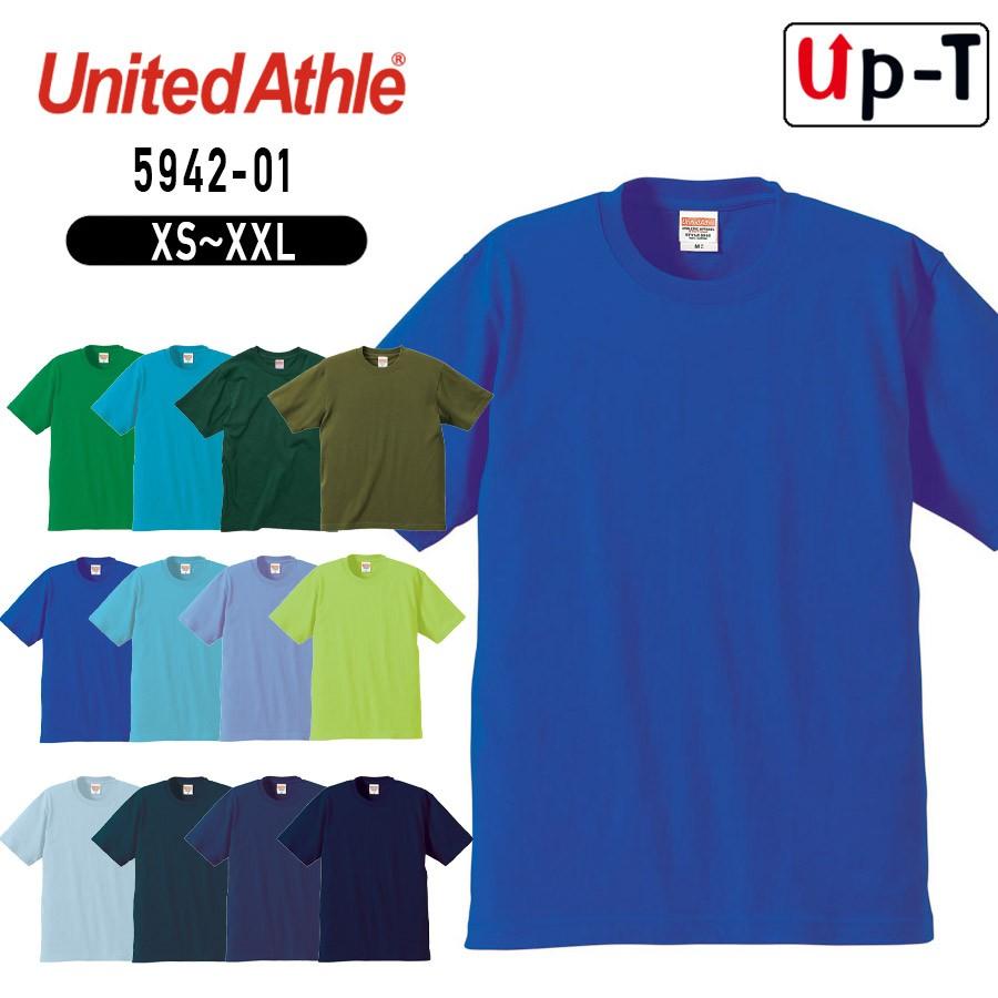 6 2オンス プレミアム ｔシャツ メンズ 寒色系 5942 01 ユナイテッドアスレ クルーネック アパレル 5941 C2 オリジナルデザインtシャツ Up T 通販 Yahoo ショッピング