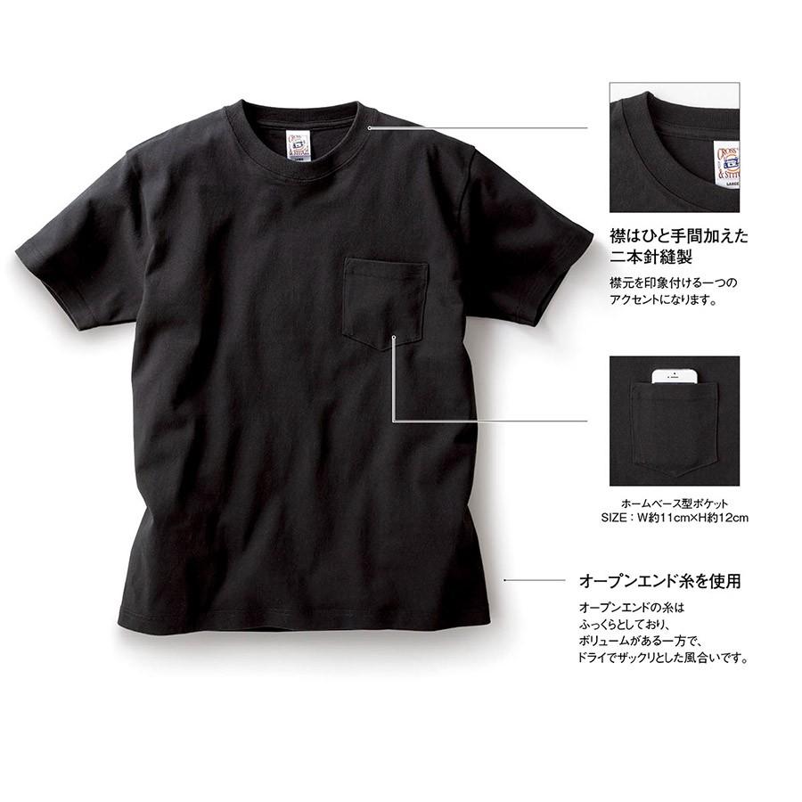 マックスウェイトポケット付きTシャツ OE1117 トラス クルーネック　アパレル |  | 01