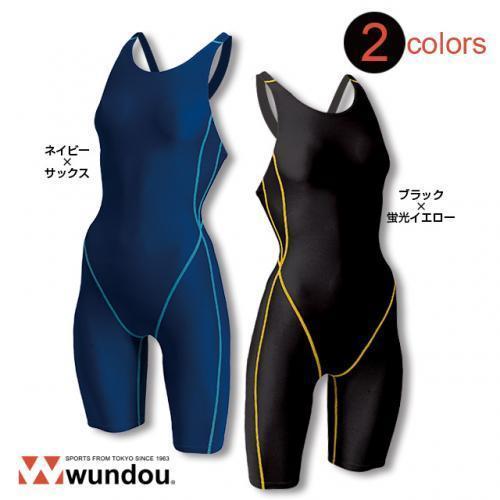 ウィメンズスイムスーツ P2910 S〜XLサイズ 無地 wundou | 