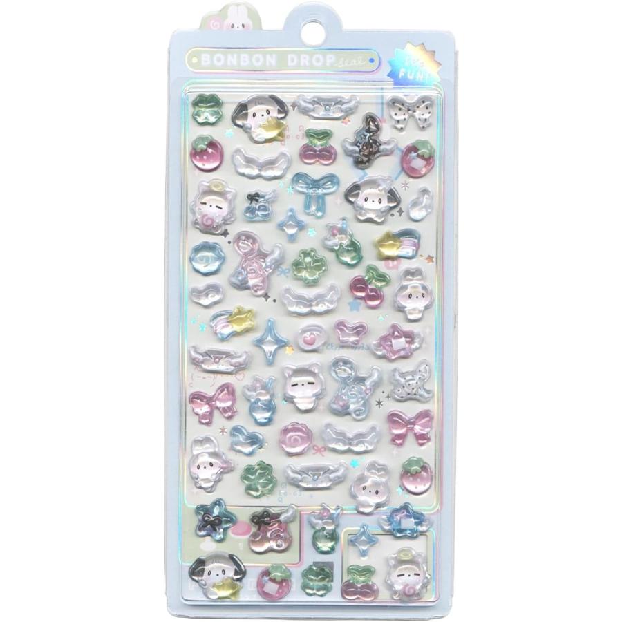 ボンボンドロップシール ４柄セット 正規品 クーリア シール ちょこみんボンボン まじょねこボンボン うぃっしゅボンボン すいーつボンボン | Q-LiA | 05
