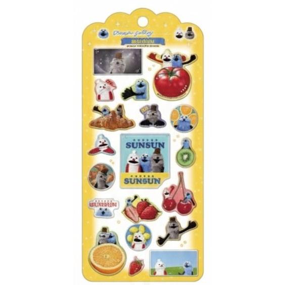 パペットスンスン ドロップジェリーシール ステッカー 文房具