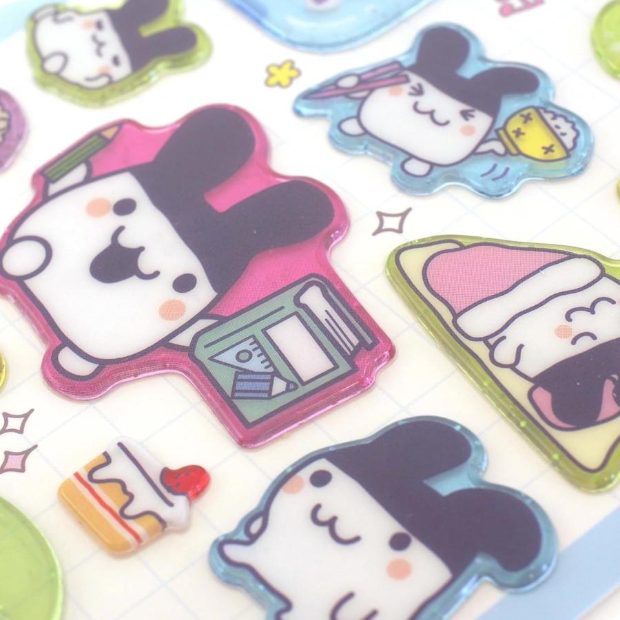 たまごっち シール 立体 クラックス 平成はっぴーフォンステッカー 人気 みみっち 137350 | CRUX | 01