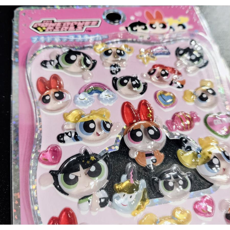 パワーパフガールズ プチドロップステッカー シール キャラクター ぷっくり 立体 パワパフ306601 |  | 01