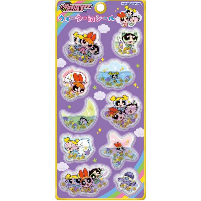 カミオジャパン パワーパフガールズ シール ウォーターインシール 2種
