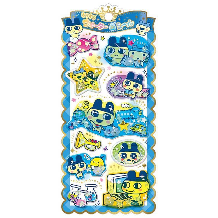 たまごっち シール ウォーターインシール ６点セット クラックス 正規品 くちぱっち まめっち みみっち おやじっち めめっち ふらわっち ウォーターシール | CRUX | 01