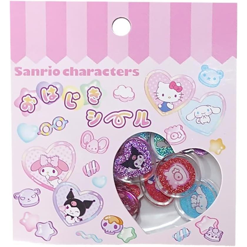 サンリオキャラクターズ おはじききらきらしーるA おはじきシール SANRIO ハローキティ マイメロディ クロミ 8203254 A柄 | sanrio