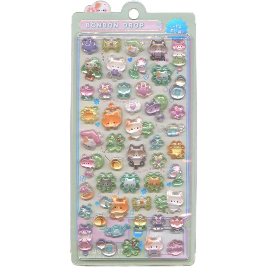 正規品 Q-LiA クーリア 91051 ボンボンドロップシール ねこねこボンボン | Q-LiA