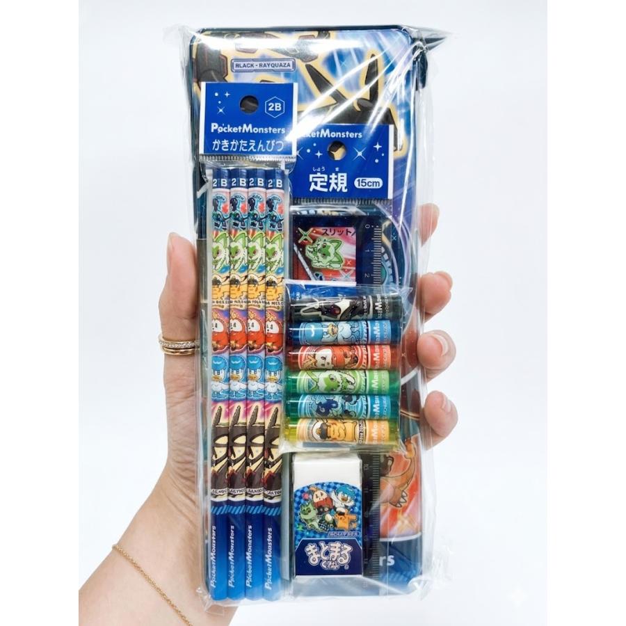 uni（三菱鉛筆） ポケモン 文房具 5点セット 誕生日プレゼント 入学
