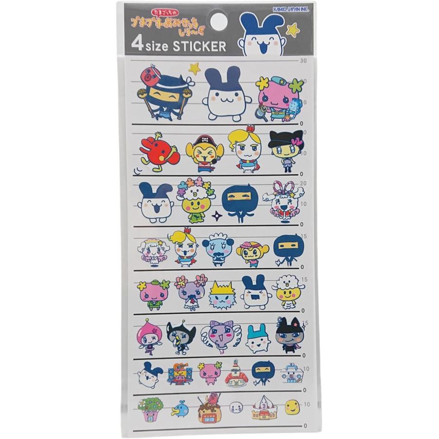 カミオジャパン たまごっち 4サイズステッカー シール 4点セット