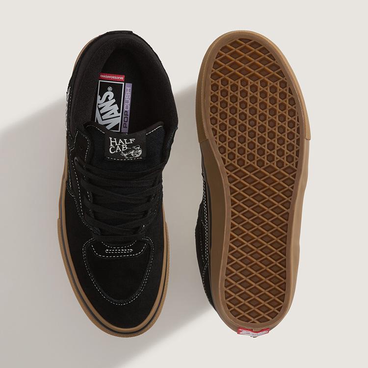 ヴァンズ スケート ハーフキャブ VANS Skate Half Cab BLACK/GUM/WHITEの画像