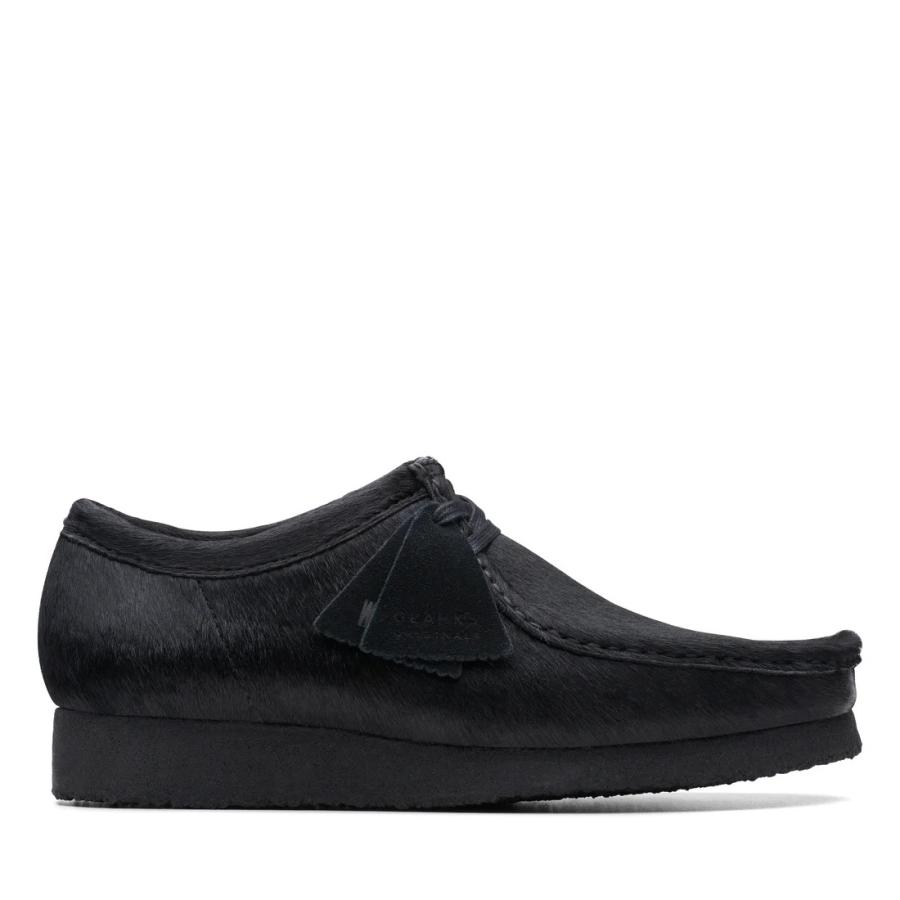 Clarks Originals クラークス ワラビー ブラックヘアーオン Clarks Originals クラークス ワラビー ブラックヘアーオン