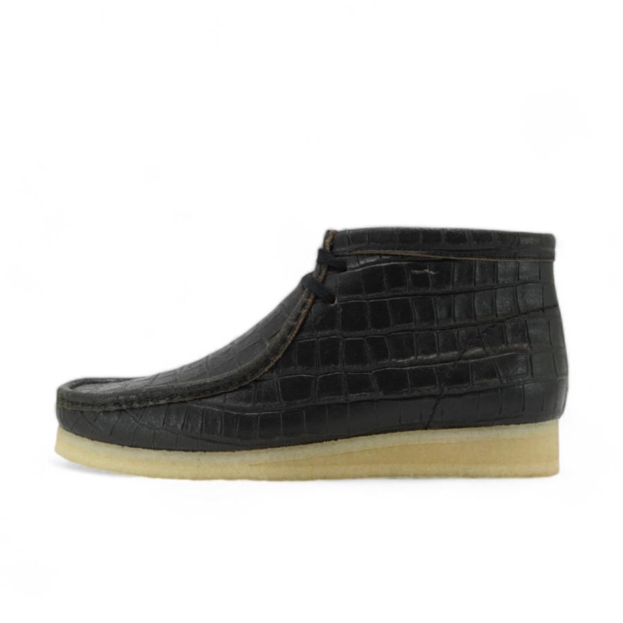 Clarks Originals クラークス ワラビー ブーツ Wallabee Boot BlkCroc