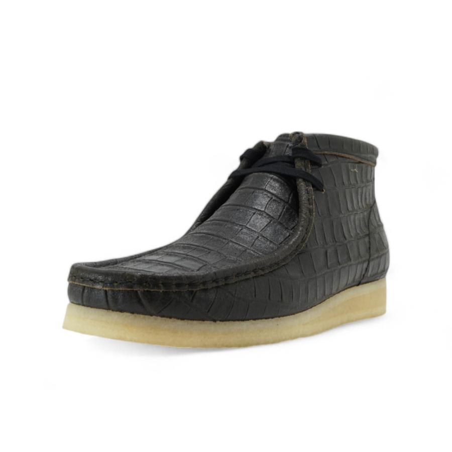 Clarks Originals クラークス ワラビー ブーツ Wallabee Boot BlkCroc