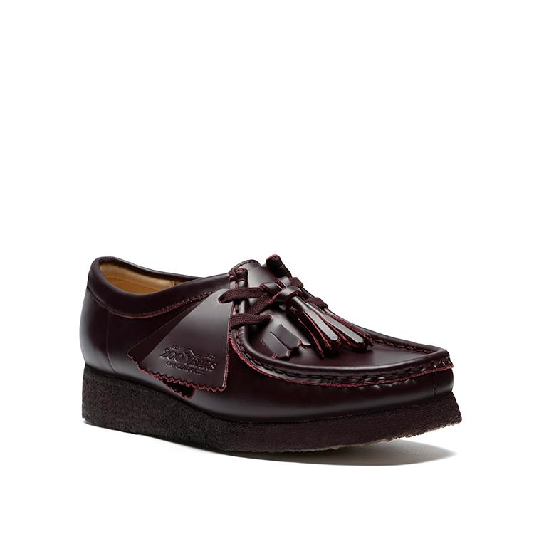 Clarks Originals クラークス Wallabee. Purple Grape Lea 26182744