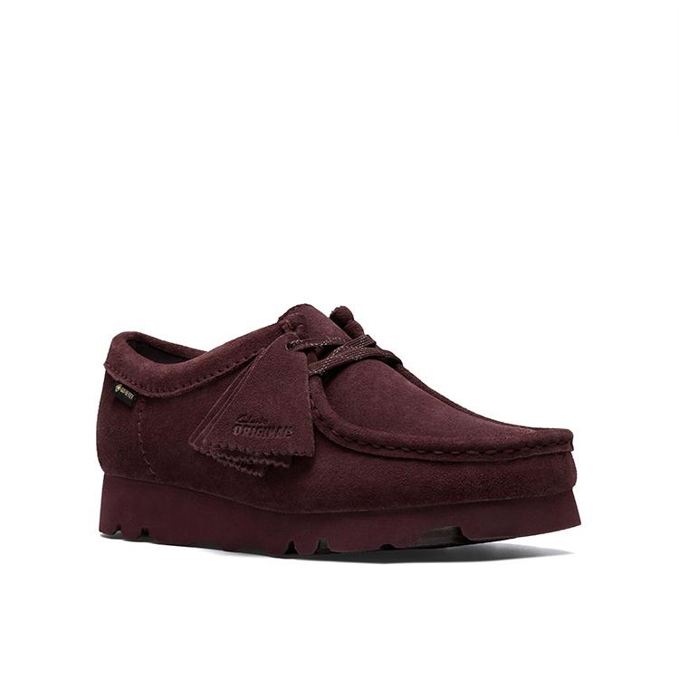 Clarks Originals クラークス Wallabee.GTX Purple Grape Sde 26183812