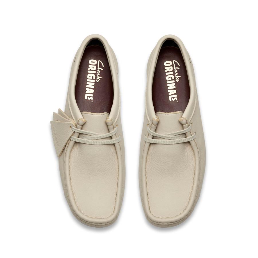 Clarks Originals クラークス Wallabee.GTX White Leather : UPTOWN