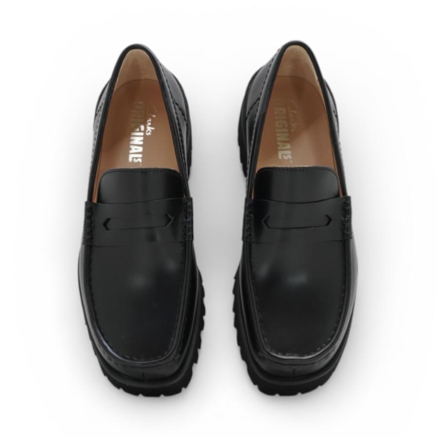 Clarks Originals クラークス Yukoner Penny Black Leather : UPTOWN