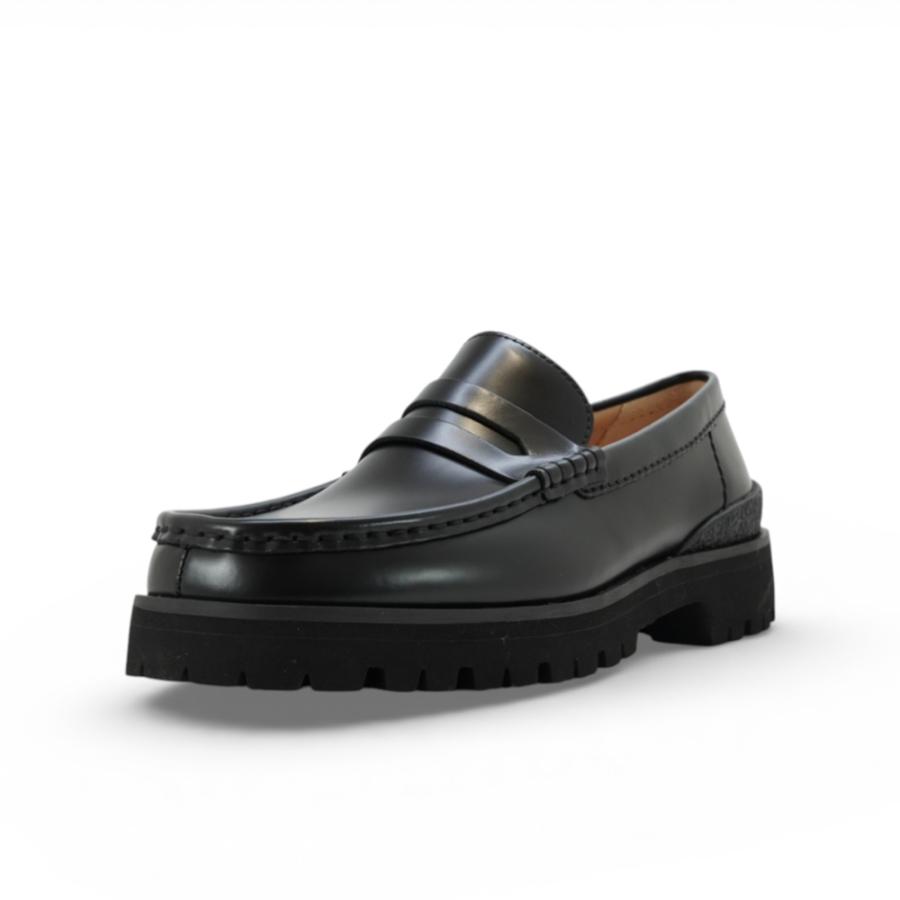 Clarks Originals クラークス Yukoner Penny Black Leather : UPTOWN