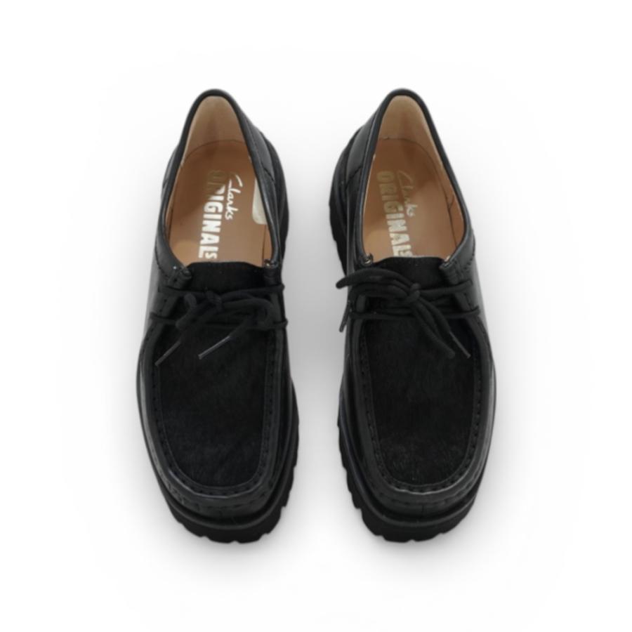 Clarks Originals クラークス Walla Yukoner. Black Combi Lea