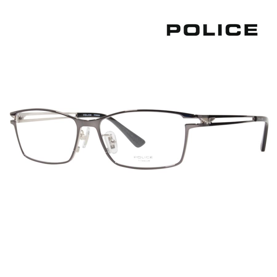 POLICE（ポリス） メガネフレーム POLICE VPLD61J 0568 55 スクエア