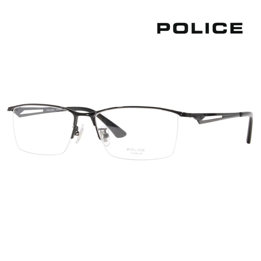 POLICE（ポリス） メガネフレーム POLICE VPLE71J 0530 56 スクエア