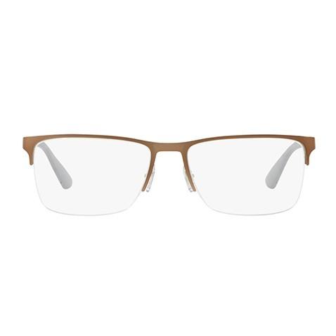 Ray-Ban 伊達メガネ　メガネフレーム　レイバン　ブラウン　度なし　眼鏡 Ray-Ban（レイバン） アウトレット メガネ フレーム RX6335 3011 54 56