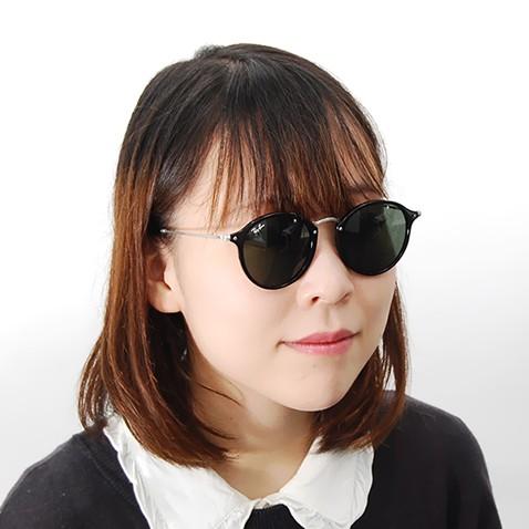 レイバン サングラス 純正レンズ対応 RB2447F 901 49 ラウンド ROUND Ray-Ban 伊達メガネ Ray-Ban｜upup｜02