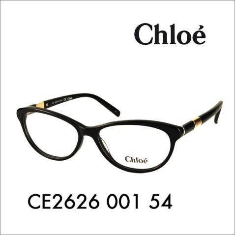 CHLOE クロエ CE2626 001 54 伊達メガネ 眼鏡 サングラス レディース フレームカラー：ブラック | Chloe
