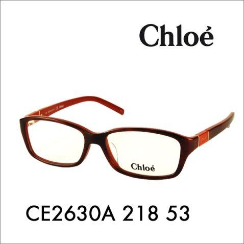 CHLOE クロエ CE2630A 218 53 伊達メガネ 眼鏡 サングラス レディース フレームカラー：レッドハバナ | Chloe