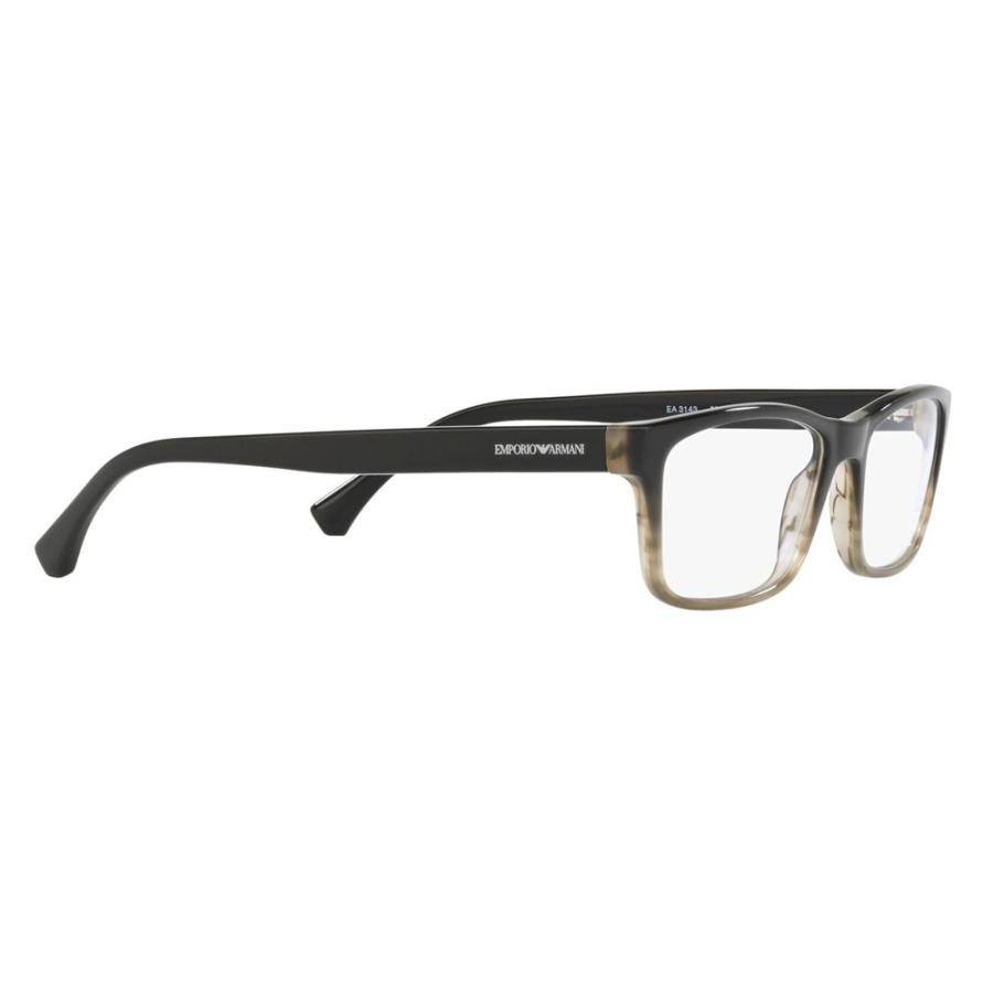 EMPORIO ARMANI エンポリオアルマーニ EA3143F 5729 55 伊達 メガネ 眼鏡 フルフィットモデル スクエア セル | EMPORIO ARMANI | 04