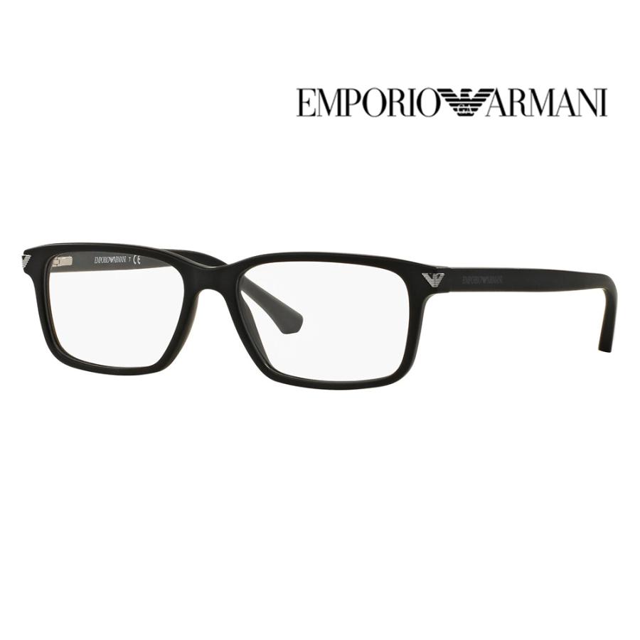 EMPORIO ARMANI エンポリオアルマーニ EA3072F 5042 56 伊達 メガネ